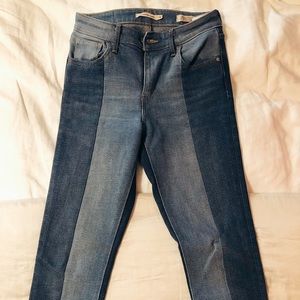 Levi’s 72 High Rise Skinny Two Toned Jeans